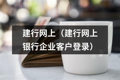 建行网上（建行网上银行企业客户登录）