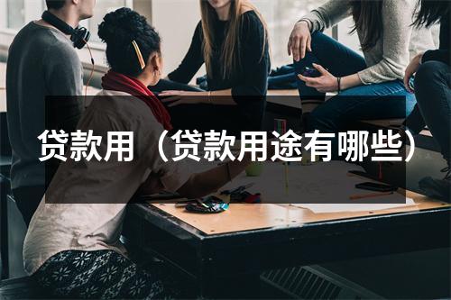贷款用（贷款用途有哪些）