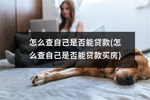 怎么查自己是否能贷款(怎么查自己是否能贷款买房)
