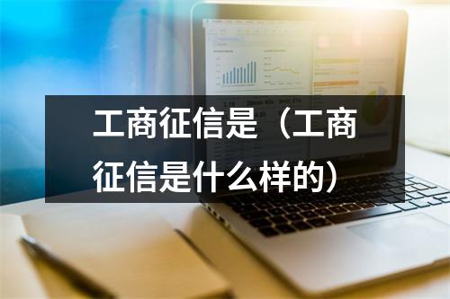 工商征信是（工商征信是什么样的）