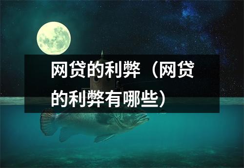 网贷的利弊（网贷的利弊有哪些）