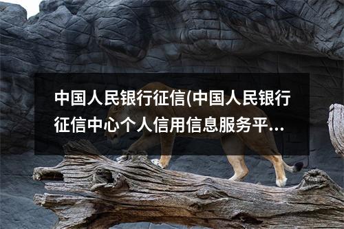中国人民银行征信(中国人民银行征信中心个人信用信息服务平台)