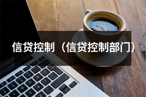 信贷控制（信贷控制部门）