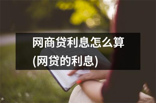 网商贷利息怎么算(网贷的利息)