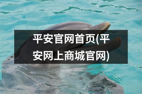 平安官网首页(平安网上商城官网)