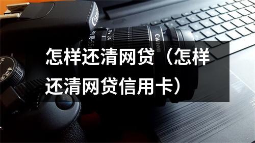 怎样还清网贷(怎样还清网贷信用卡)
