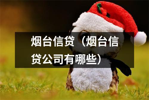 烟台信贷（烟台信贷公司有哪些）