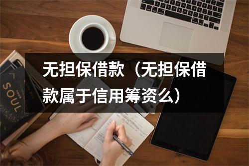无担保借款（无担保借款属于信用筹资么）