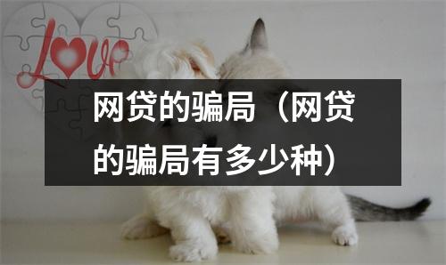 网贷的骗局（网贷的骗局有多少种）