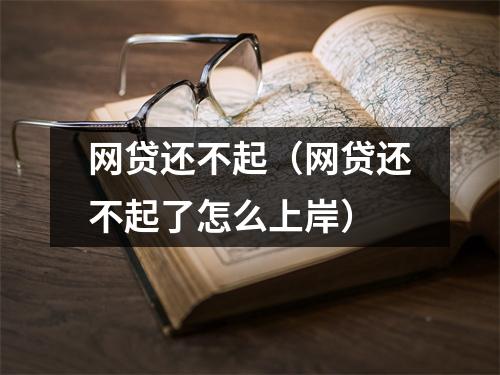 网贷还不起（网贷还不起了怎么上岸）