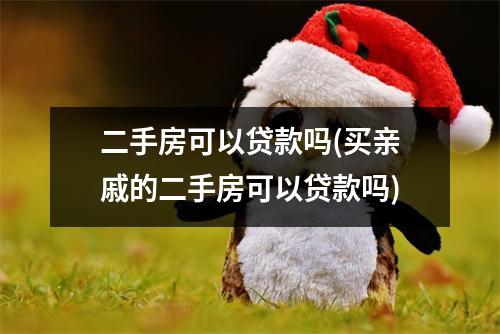 二手房可以贷款吗(买亲戚的二手房可以贷款吗)