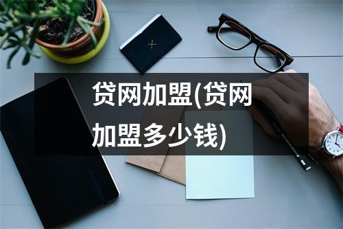 贷网加盟(贷网加盟多少钱)