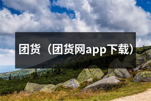 团货（团货网app下载）