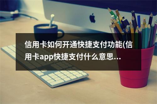 信用卡如何开通快捷支付功能(信用卡app快捷支付什么意思)