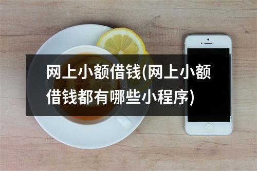 网上小额借钱(网上小额借钱都有哪些小程序)