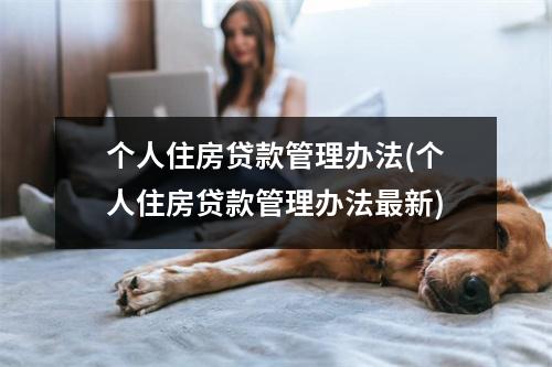 个人住房贷款管理办法(个人住房贷款管理办法最新)