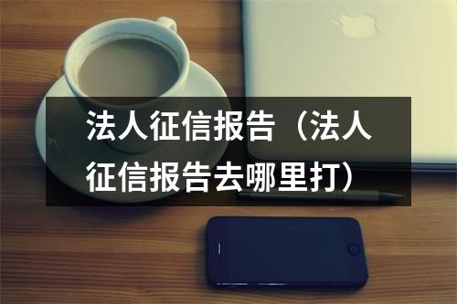 法人征信报告（法人征信报告去哪里打）