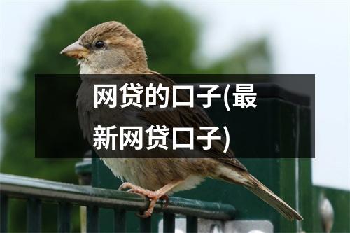 网贷的口子(最新网贷口子)
