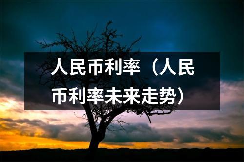 人民币利率（人民币利率未来走势）