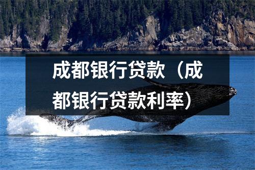 成都银行贷款(成都银行贷款利率)