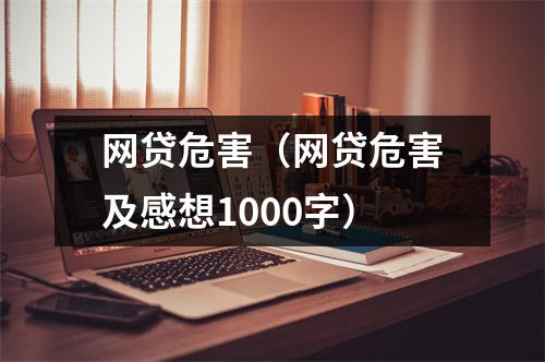 网贷危害（网贷危害及感想1000字）