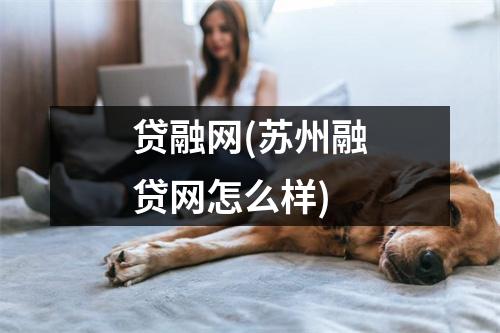 贷融网(苏州融贷网怎么样)