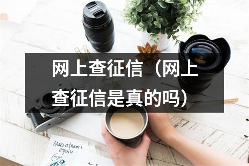网上查征信(网上查征信是真的吗)