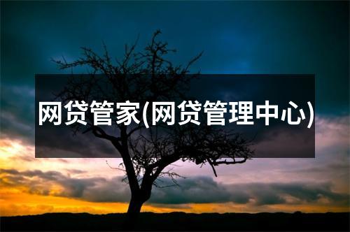 网贷管家(网贷管理中心)