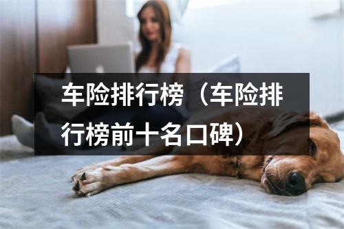 车险排行榜(车险排行榜前十名口碑)