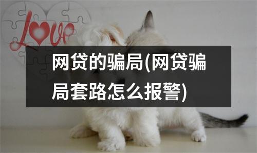 网贷的骗局(网贷骗局套路怎么报警)