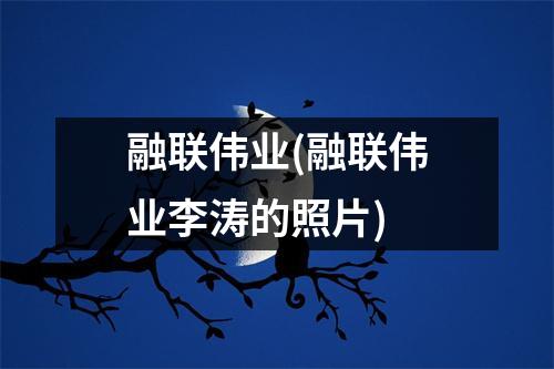 融联伟业(融联伟业李涛的照片)