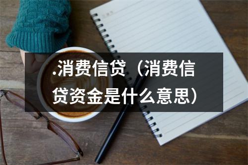 .消费信贷（消费信贷资金是什么意思）