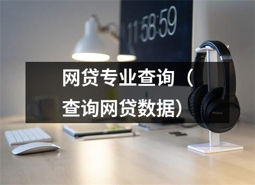 网贷专业查询（查询网贷数据）