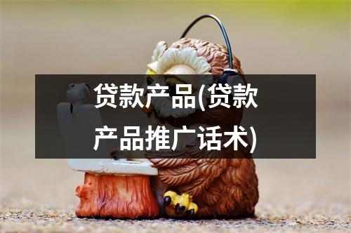 贷款产品(贷款产品推广话术)