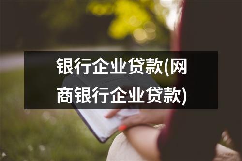 银行企业贷款(网商银行企业贷款)