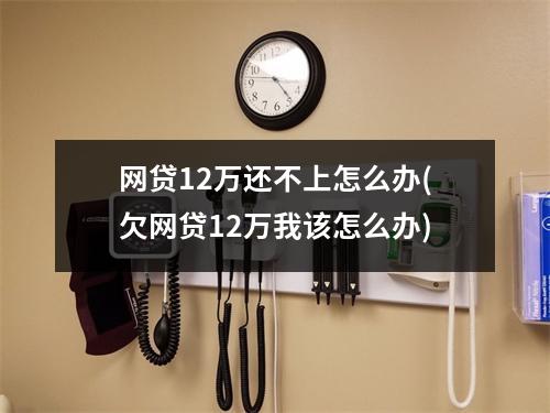 网贷12万还不上怎么办(欠网贷12万我该怎么办)