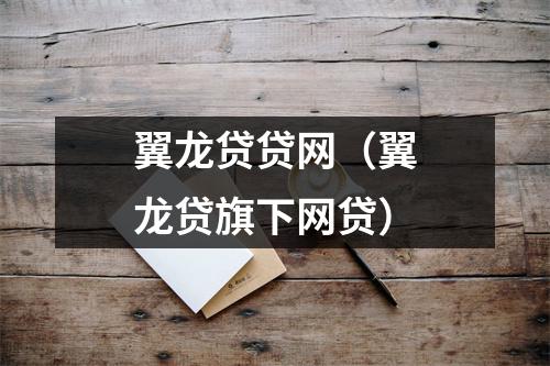 翼龙贷贷网（翼龙贷旗下网贷）