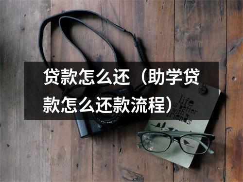 贷款怎么还（助学贷款怎么还款流程）