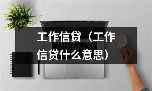 工作信贷(工作信贷什么意思)