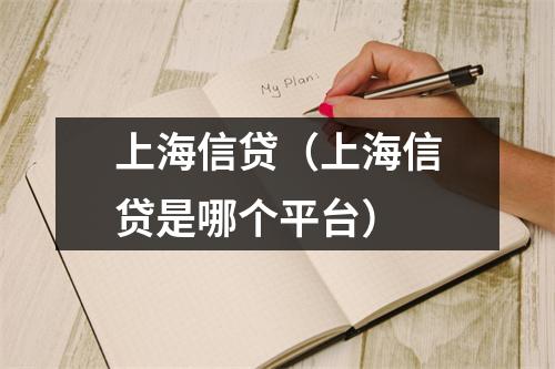 上海信贷（上海信贷是哪个平台）