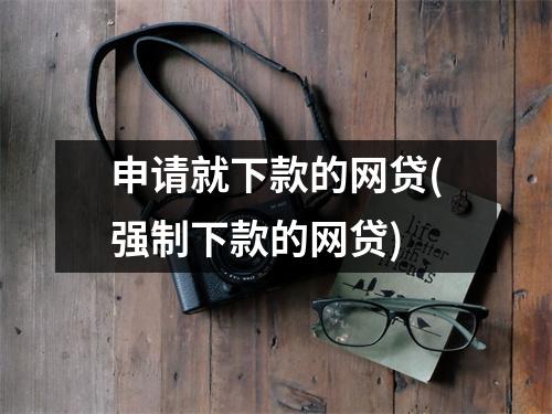 申请就下款的网贷(强制下款的网贷)