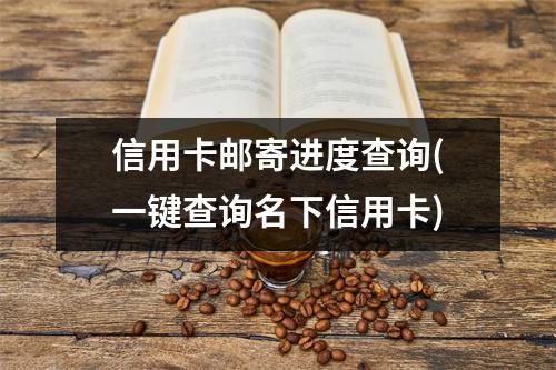 信用卡邮寄进度查询(一键查询名下信用卡)