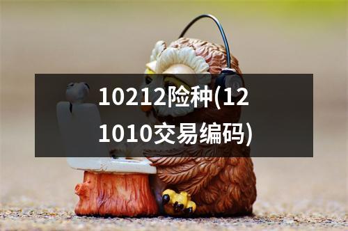 10212险种(121010交易编码)