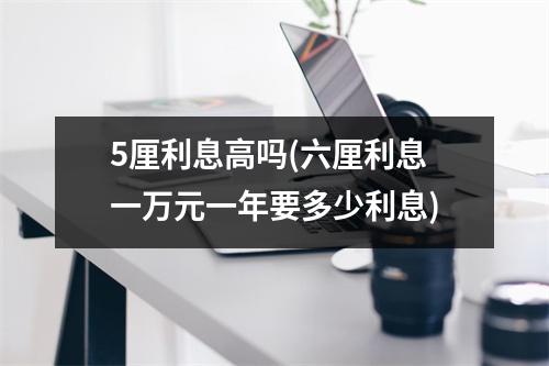 5厘利息高吗(六厘利息一万元一年要多少利息)