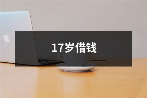 17岁借钱