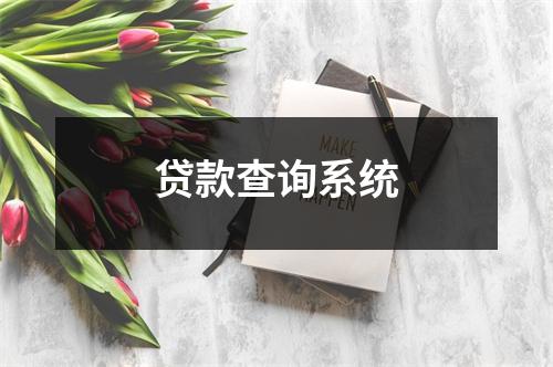 贷款查询系统