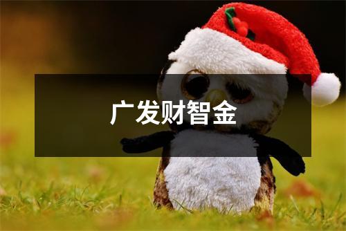 广发财智金