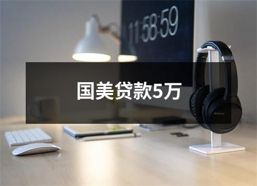 国美贷款5万