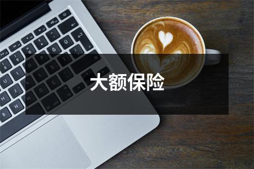 大额保险