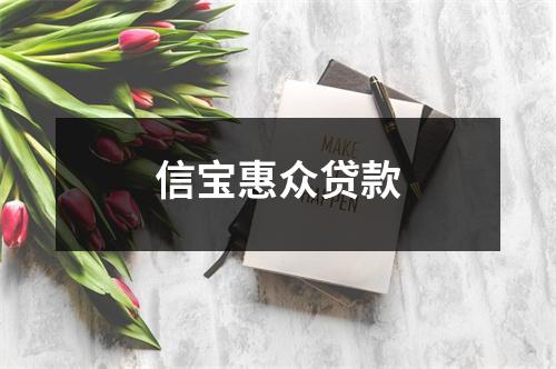 信宝惠众贷款